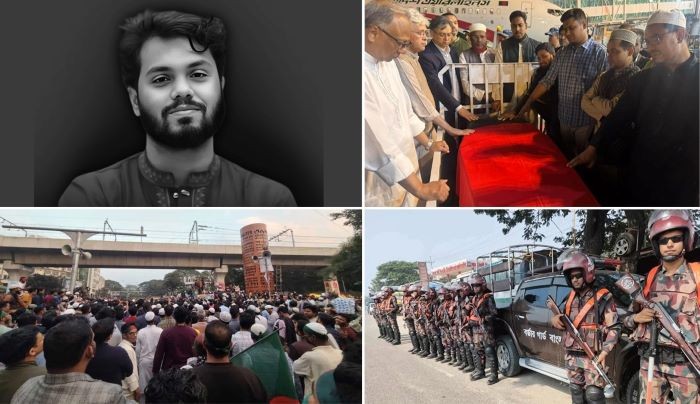 হাদি হত্যার প্রতিবাদে বিক্ষোভ অব্যাহত, ঢাকায় বিজিবি মোতায়েন, বিদেশি নাগরিকদের বিশেষ সতর্কতা